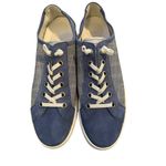 Paul Green  Blue Denim Suede Arch Support Hartley Lace Up Sneakers Size 7.5 Photo 4
