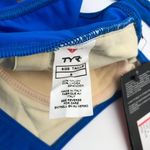 Tyr. Womens Aqua Tank One Piece Swimsuit Durafast Elite UPF 50+ Blue 8 Photo 4