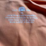 NWT Free People x Toast Swim Women's XL One Shoulder Crop Bikini Top Nectarine Orange Photo 3