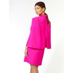 Adelyn Rae Thalia Cape Blazer Mini Dress Hot Pink Sz Large NWT $158 NEW Barbie Photo 1