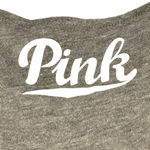 Victoria's Secret PINK | Med | Heather Gray Ultra-Soft Plunge Crossover Romper Photo 4