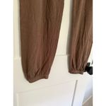 LNA $132  Revolve Waffle Knit Joggers - Taupe Tan - Medium Photo 5