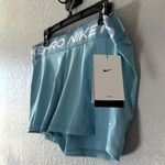Nike NWT Dri-Fit Pro Shorts 3" Dark Turquoise Women's Size 2XL CZ9857-464 Photo 8