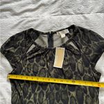 Michael Kors NET: Green and Black Safari Dress Photo 5