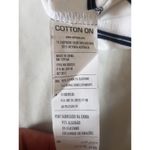 Cotton On  Womens Crop Cami Top Size Small Striped NWT White Black Stretch Y2k Photo 6