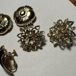 Liz Claiborne Lot of 4 Signed Clip On Earrings - 2 Sarah Coventry, Napier,  Photo 5