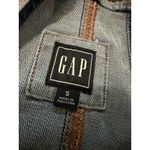 Gap  Maternity Stretch Denim Jean Bib Overalls Size S Pockets 27 inch Inseam Photo 2