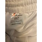 Brand New Priessei Women's Size Medium White 2 Zipper Pocket Pants Photo 4