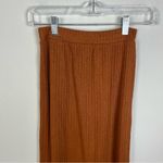 Free People  Brown Ribbed Maxi Skirt Photo 4