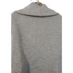 Zella Z by Women's Snap Front Jacket Size M Gray Wrap Collar Thumb Holes Cozy Photo 6