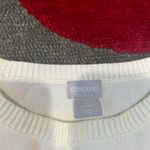 Chico's Chico’s Off White Fringe Western Crew Neck Sweater Size 0 / Women’s Small Photo 2