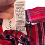 Victoria's Secret Victoria’s Secret Size M Flannel Long Pajama Set Red Plaid Giftset Cozy New Photo 4