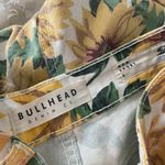 Bullhead Denim Co High-Waisted Sunflower Print Denim Shorts Photo 5