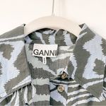 Ganni  Puff Sleeve Zebra Print Dress Photo 5