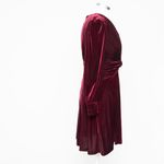 Vince Camuto  -  Velvet Knot-Front Long Sleeve Dress Photo 1