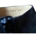 Balenciaga Paris Italian Ankle Leather Cutout Booties Open Toe Suede Pumps 39.5 Photo 5