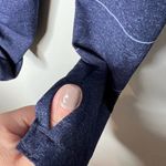 Athleta Stripe Fastest Track Hoodie, Navy Heather SIZE XS STYLE #457057 running Photo 4