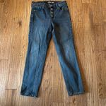 Old Navy  power straight high rise button fly jeans size 8 Photo 10