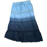 Michael Kors  Women's Ombre Tiered Full Maxi Skirt - Blue, Size 10 Photo 0