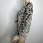 Lola B Popcorn Knit Lace Pullover Sweater Black Size undefined Photo 1