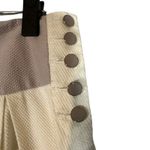 Odille Light Purple Cream Striped Side Button Detail Flare A Photo 4