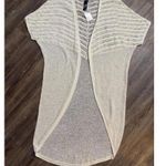 Chico's Beach Boho Quiet Luxury Minimalist Casual Crochet Linen Blend Kimono New Photo 1