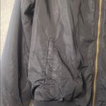 Old Navy Black Bomber Jacket with Gold Zipper Size XL Photo 3