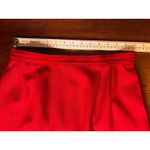 Pendleton 100% Wool Skirt Vintage A-Line Midi Pockets Career Office Red Size 10 Photo 4