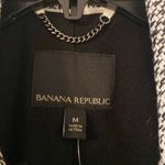 Banana Republic  Black and White Trench Coat size M brand new length 30” bust 36” Photo 2
