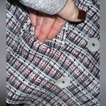 ZARA NWT Double Breasted Tweed Blazer Sz. S- Multi color- White/Blue/Red Photo 6