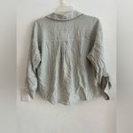 ZARA Women’s Striped Twist Front Button Down Blouse Top Size M NWT Photo 3