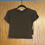 Sincerely Jules Brown Cropped Top Photo 0