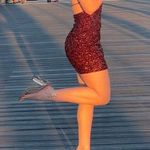 B Darlin Copper Homecoming dress  Photo 2