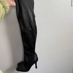 Steve Madden  Prowl Thigh High Faux Leather Boots in Black 7.5 Photo 1