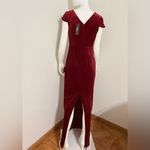 Feeling Flawless Burgundy Velvet V Photo 7