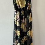 Disney Princess Dress Women's XS Black Floral Fairy Grunge Long Maxi Sheer Photo 6