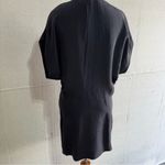 Balenciaga  Silk Mini Shift Dress Black 38 Photo 2