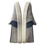 Vince Preston Felted Skate White Woven Slip-on Sneakers in Anchor Blue Size 7.5 Photo 3