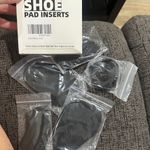 Black Shoe Pad Inserts heel inserts set of 5 Size undefined Photo 0