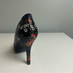 Nine West  Garisono black floral pointed toe high heels size 7 1/2 Photo 11