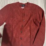Sanctuary  Rust Cable Knit Button Cardigan Sweater XL Petite Photo 2