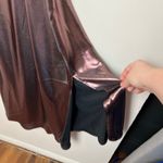 Free People Intimately  L Sunset Shimmer Satin Midi Slip Dress‎ Rose Metallic Photo 4