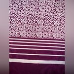 Loft Purple and White Geometric Dress with Bottom Slit size XS Photo 2