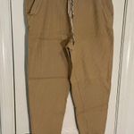 Aerie  Light Tan Ribbed Lounge Pants Photo 0