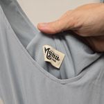 Show Me Your Mumu Kendall Sz Large Steel Blue SL24 Bridesmaid Lined Maxi Dress Photo 7