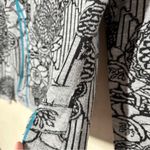 Title Nine Women’s Wool Blend Pull Over Sweater 1/4 Zip Outdoor Floral Print M Photo 10