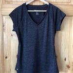 Ideology 𝅺 charcoal spacedye v-neck activewear fitted workout tee size medium Photo 1