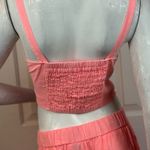 Universal Threads Universal Thread Pink Button-Front Midi Skirt And Crop Top. C43 Photo 4