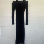 Rachel Roy  Black Long Slit Sweater Photo 5