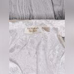 Victoria's Secret  VINTAGE GOLD LABEL Women’s Silk Button Up Sleepwear Tank Top Photo 4